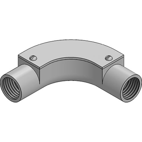 20mm Galvanised Inspection Bend